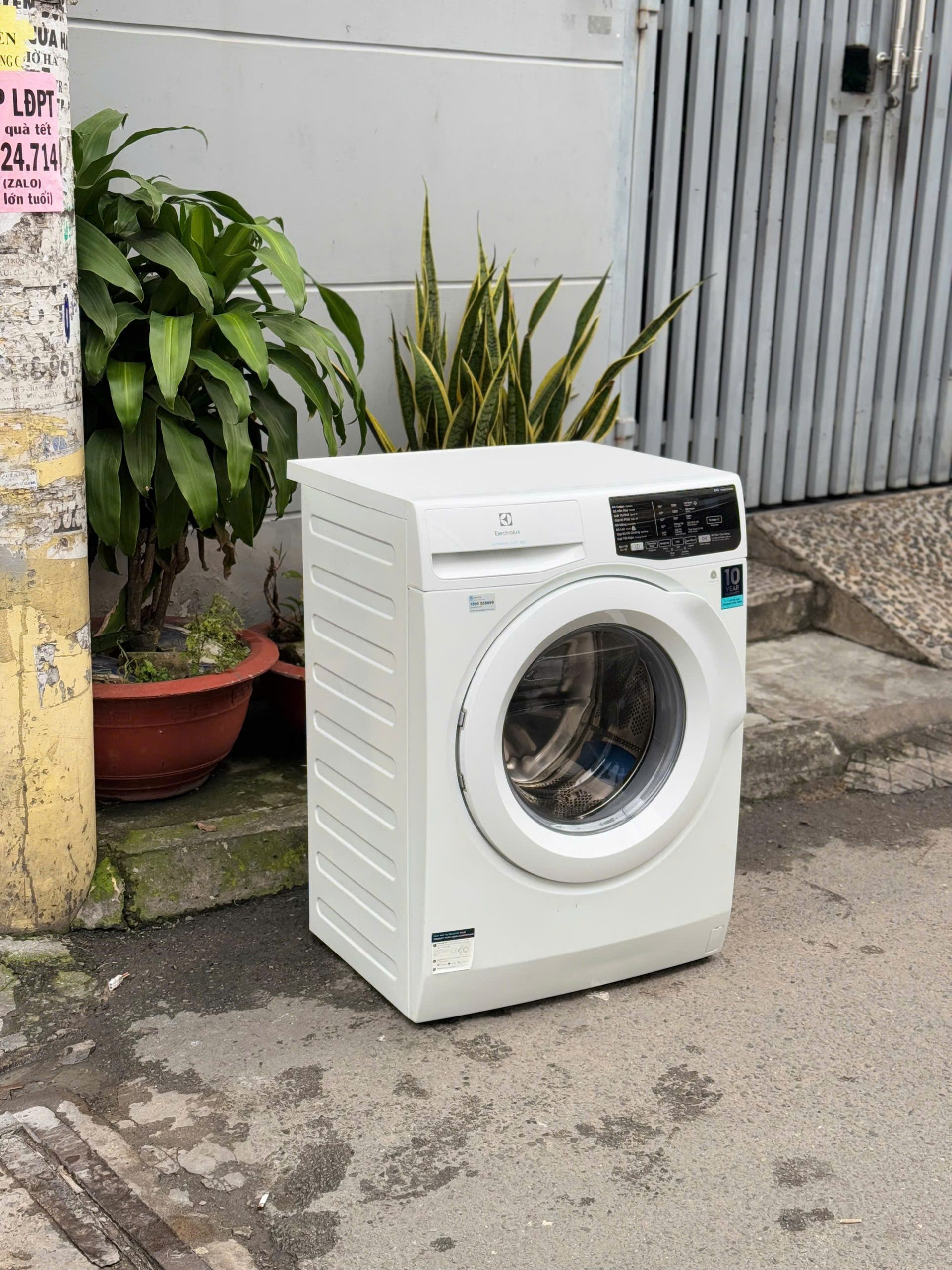 Máy giặt Cửa Ngang ELECTROLUX INVERTER 8KG - Ảnh 2