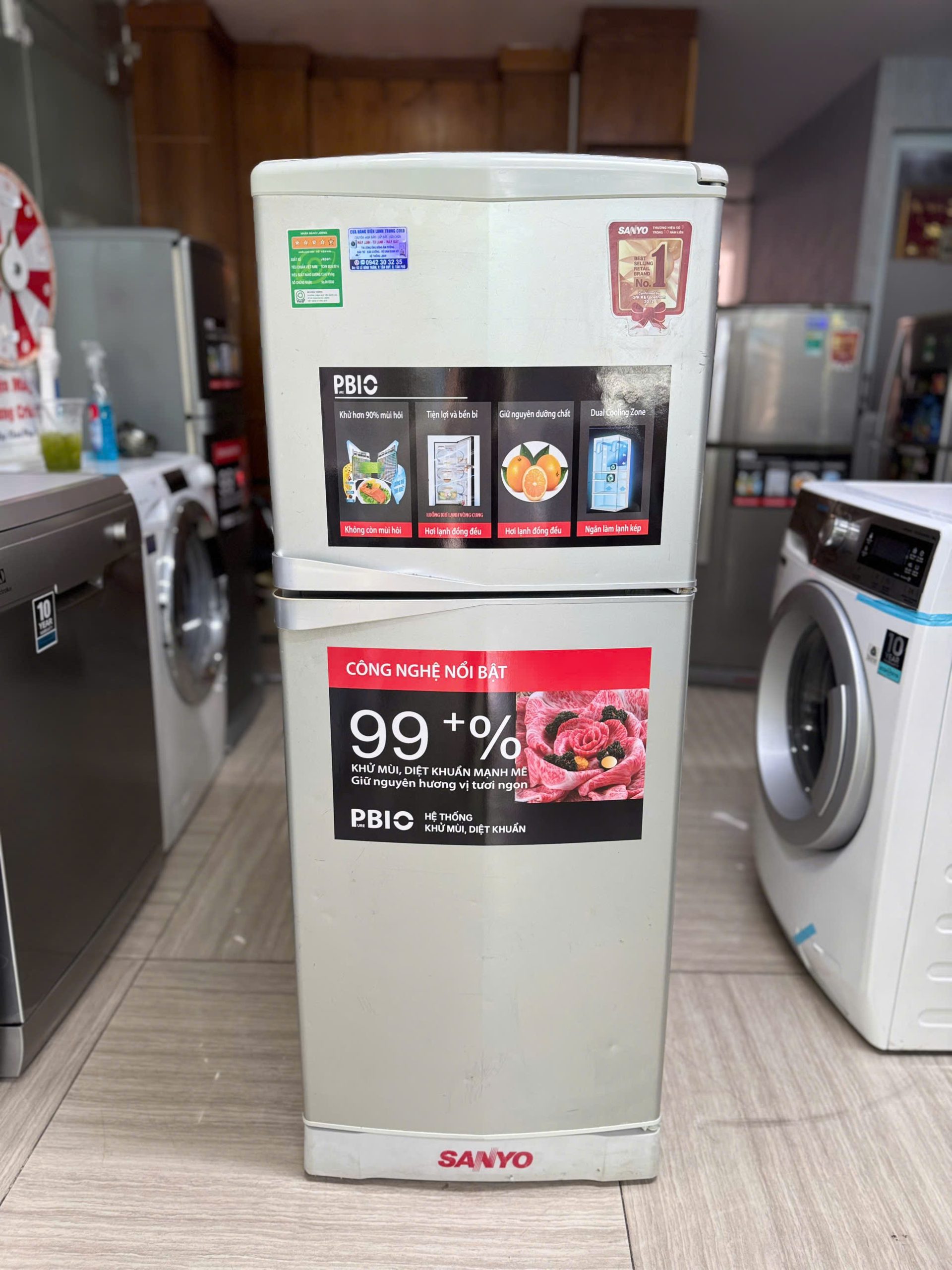 🧊 Tủ lạnh Sanyo 165 lít